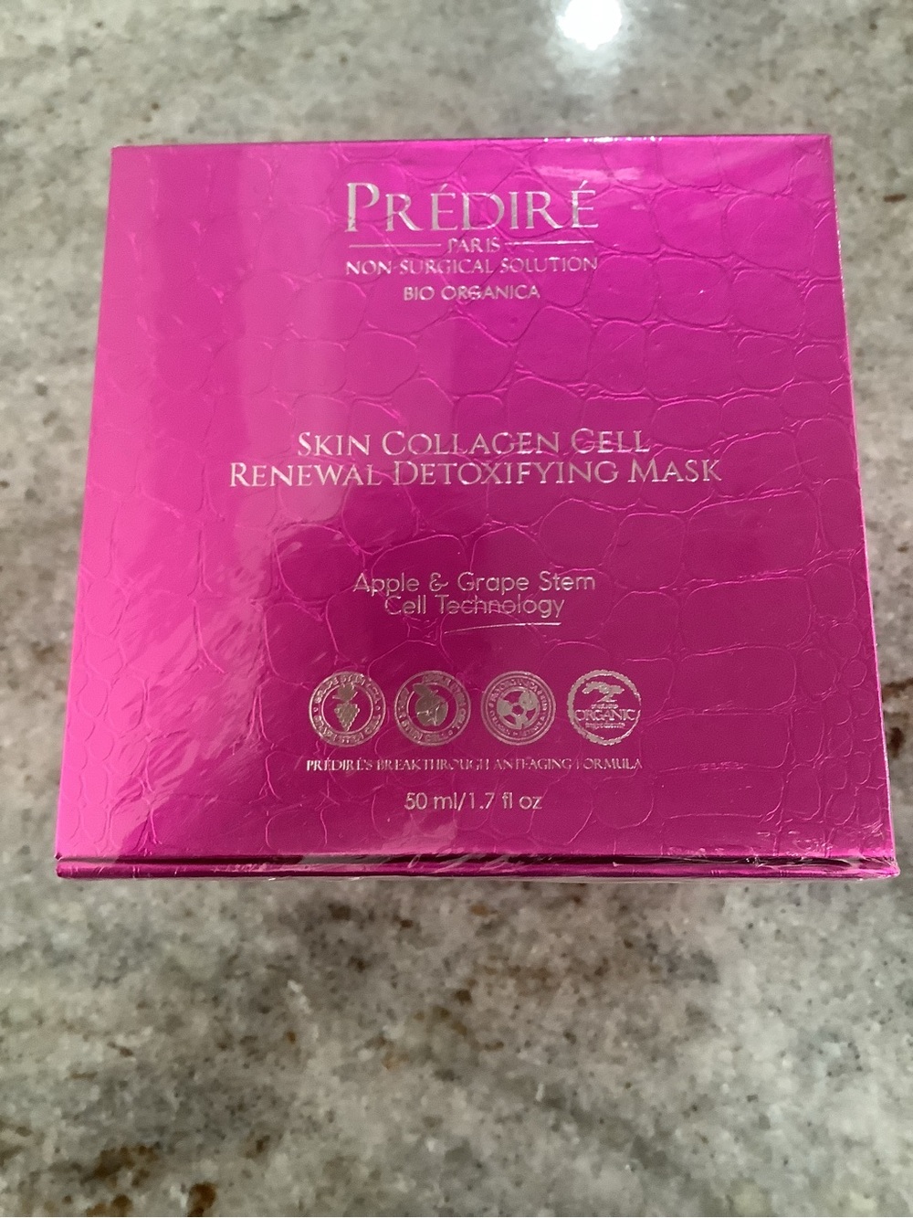 Prédiré Skin Collagen Cell Renewal Detoxifying Mask - Hot Pink